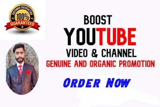 do organic promotion for youtube