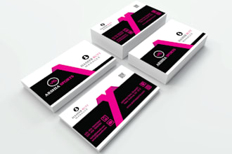design logo, business card, letterhead, and stationery items