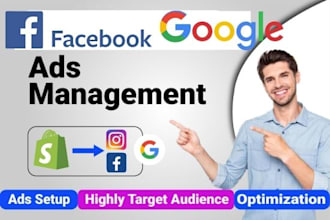 setup google ads adwords and facebook remarketing retargeting campaigns