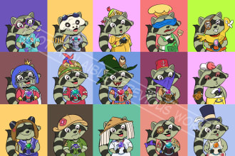 create your nft art collection of 2d animal