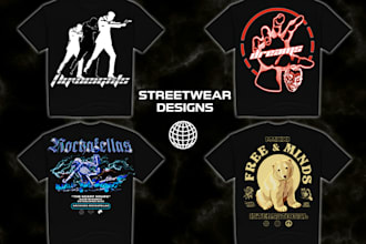create trendy, edgy, and unique streetwear designs