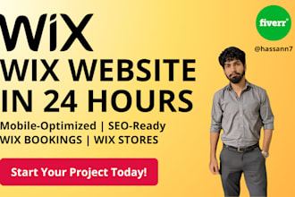 design and redesign wix website