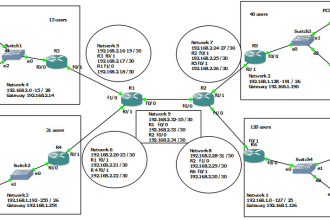 do packet tracer and gns3 labs, assign and projects