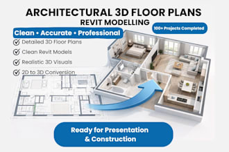 create architectural 3d floor plans in revit