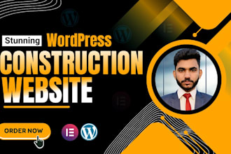 develop construction, roofing, cleaning, plumbing, business website