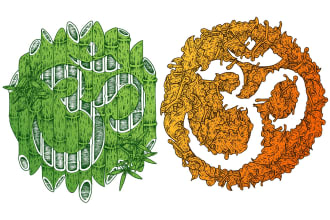 this is my modified logo image style with various objects