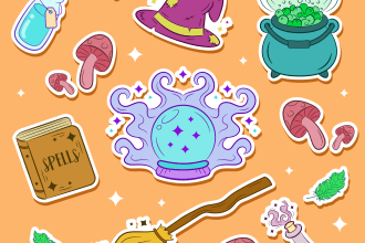 create cute custom stickers design and chat  stickers