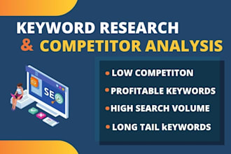 research SEO keywords and competitor analysis