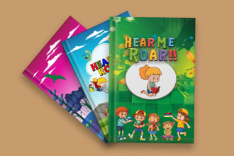 unique coloring book cover printable design for kids