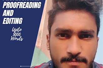 proofread and edit any english document