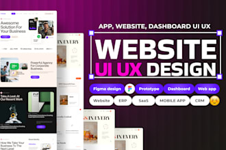 create figma website design UI UX prototype