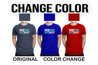 change colour of any product in the image