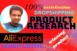 best selling and dropshipping winning product research
