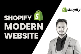 high end shopify web design for jewelry, fashion, furniture store in 24 hours