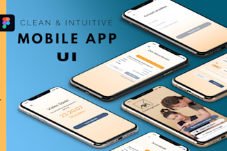 do UX UI design for mobile app, wireframes, prototype