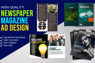 design your print advert, magazine ad or newspaper ad