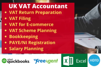do you UK vat return, bookkeeping, payroll and accounting