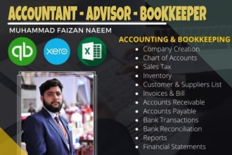 be your expert accountant, advisor and bookkeeper