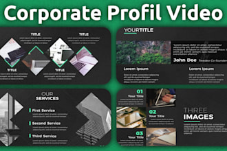 create up to 5min professional company profile video