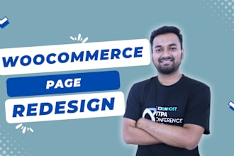 design, redesign woocommerce page