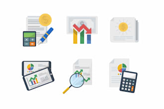 design flat icon for website and app