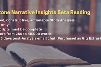 beta read your story and provide analysis
