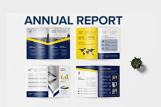 design company profile, brochure, proposal or annual report