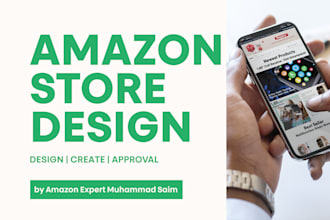 design your amazon brand store and storefront design