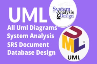 do srs, system analysis, design uml class use case sequence activity diagrams