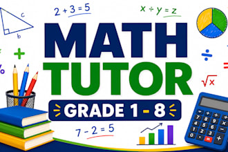 be online math tutor for elementary school and middle school