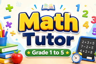 be online math tutor for elementary school grade 1 to 5