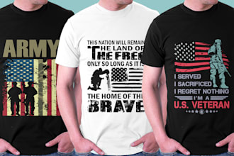 do create distressed flag t shirt designs of any country