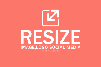 resize image or logo for youtube, facebook, twitter cover