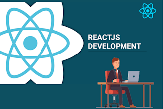develop  front end web  in react js and javascript