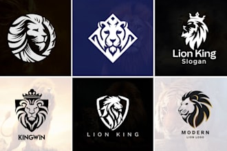 design lion tiger dog horse bear cat crow fox and all animal branding logo