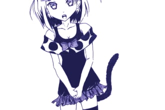 draw you cute or sexy anime or manga girl, boy, oc, fanart, portrait
