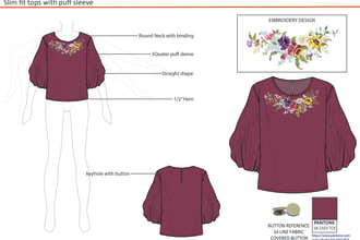create tech pack for clothing and technical flat sketches