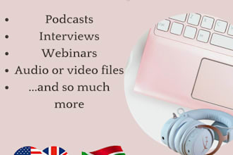 transcribe english and afrikaans accurately