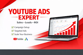 manage google and youtube ads for sales and leads