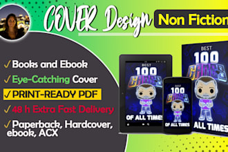 create an amazing and unique cover for your book or ebook
