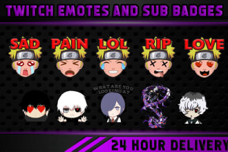 create custom twitch emotes and sub badges