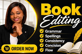 excellently edit and format your book