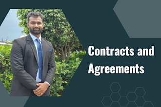 draft legal nda, lease, service agreements and contracts