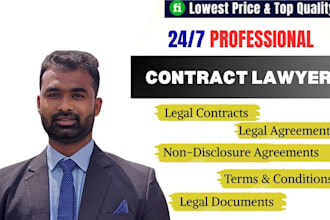 write legal contracts, agreements, nda, terms and conditions