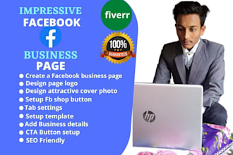 design any types of impressive facebook page creation