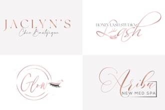 do design signature spa yoga beauty fashion health logo