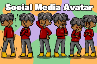 make youtube avatar or novel character in chibi