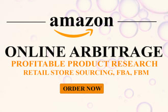 research amazon online arbitrage products