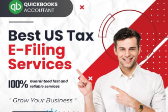 do your US tax returns efile form 1040, 1065, 1120, schedule c