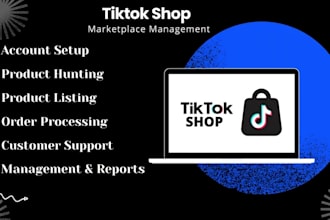 setup and manage tiktok shop tiktok dropshipping and tiktok seller central